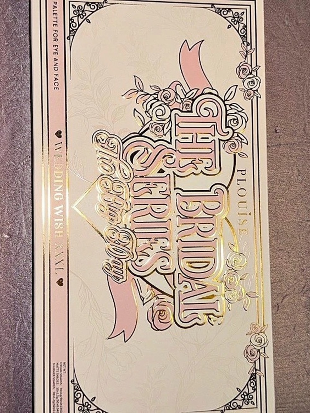 NIB P.Louise The Bridal Series The Big Day Wedding Wish XXXL Palette